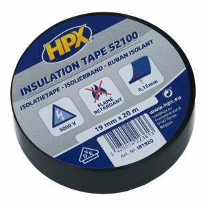 Isolatietape zwart 19mm