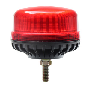 LED zwaailamp rood schroefdraad bevestiging 12-24V R65