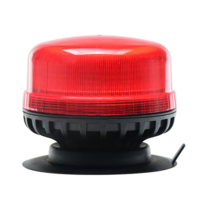 LED zwaailamp rood magnetisch 12-24V R65