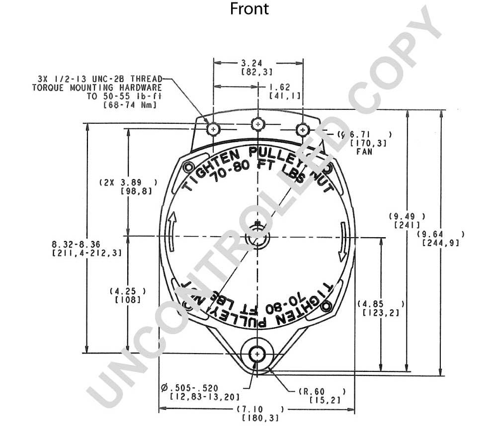 ALTERNATOR 12V 185A _x000D_ Mato Shop