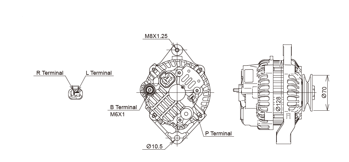 Alternator 24V 30A Mato Shop