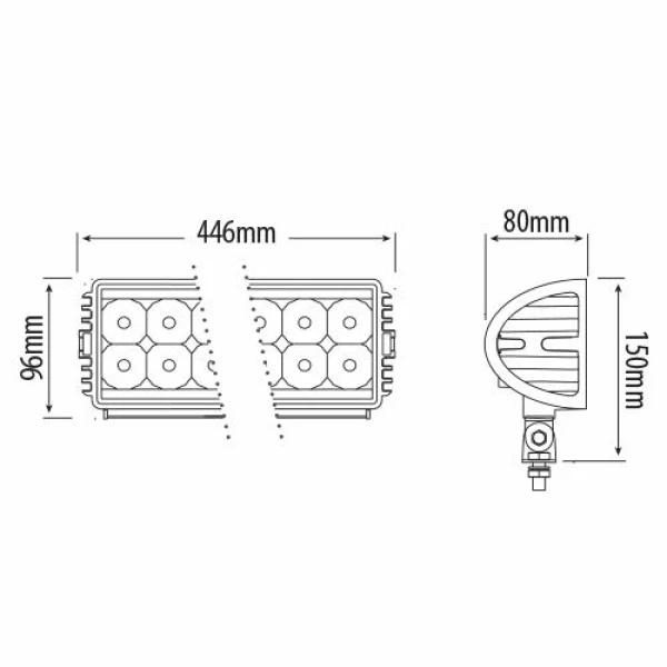 LED Lightbar Adventure / 72 Watt / 5400 Lumen / 12-28V - Afbeelding 2